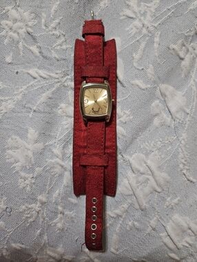Red Suede Soul By Curve Watch